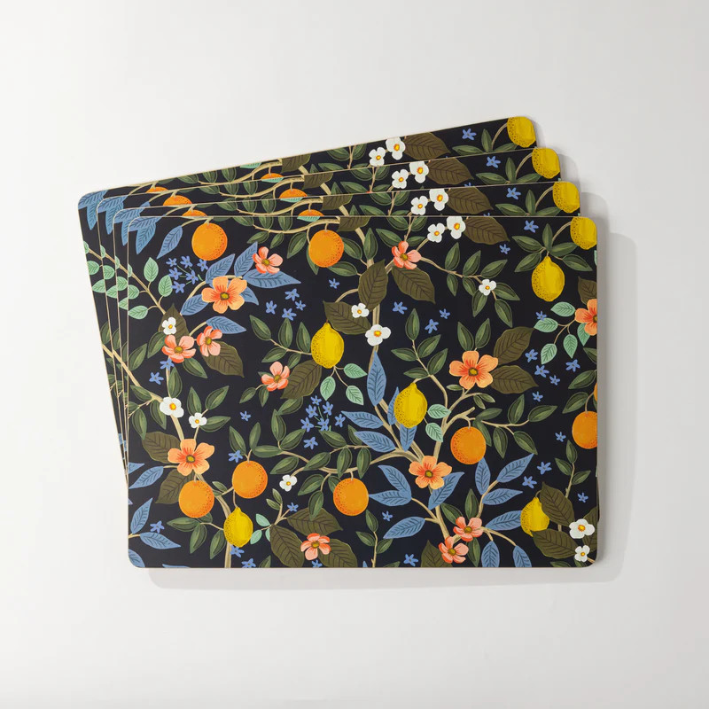 Citrus Grove Placemat Set | Modern Locke