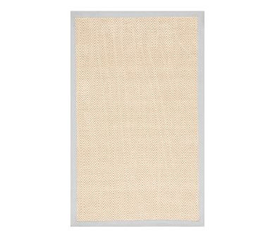 Chenille Jute Thick Solid Border Rug | Pottery Barn Kids