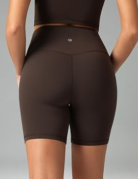 Colorfulkoala Dreamlux No Front Seam Biker Shorts for Women 6" Inseam | Amazon (US)