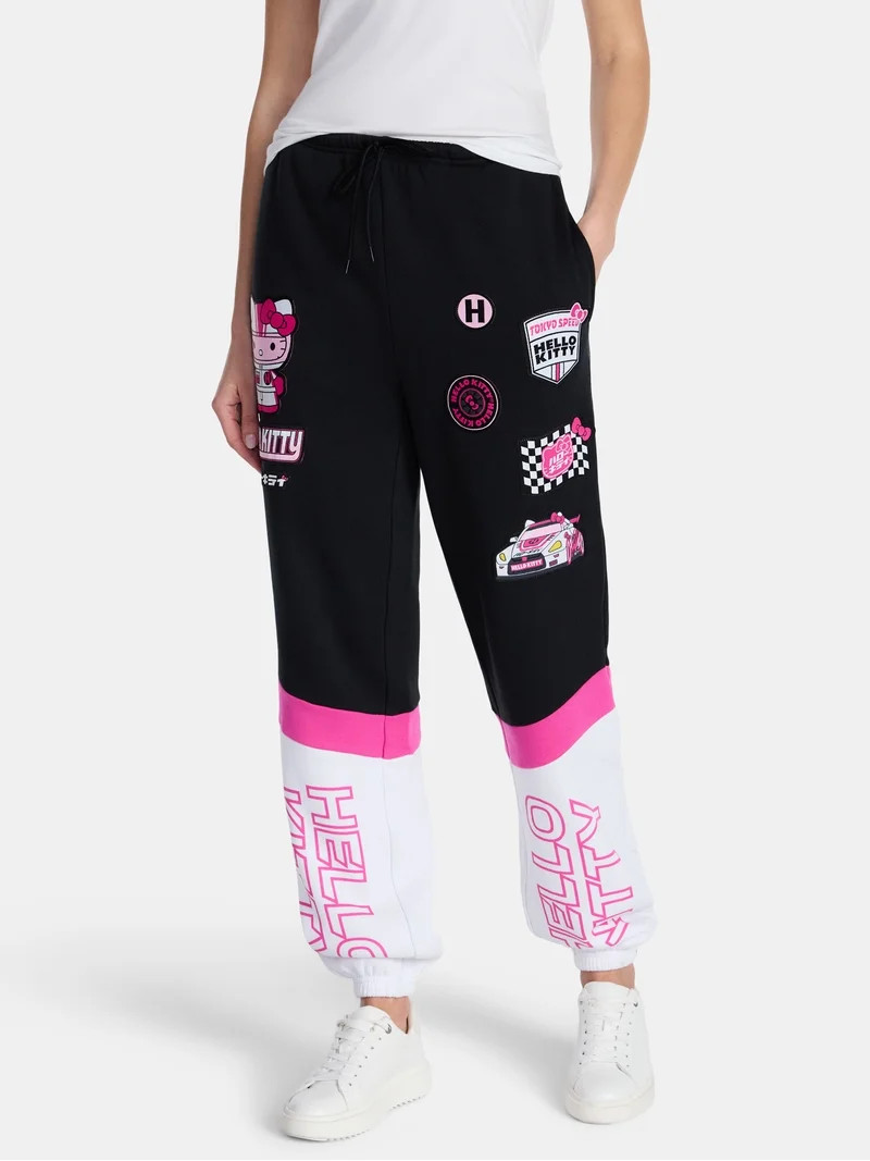 Hello Kitty Women's Jogger Pants, Size XXS-XXL | Walmart (US)