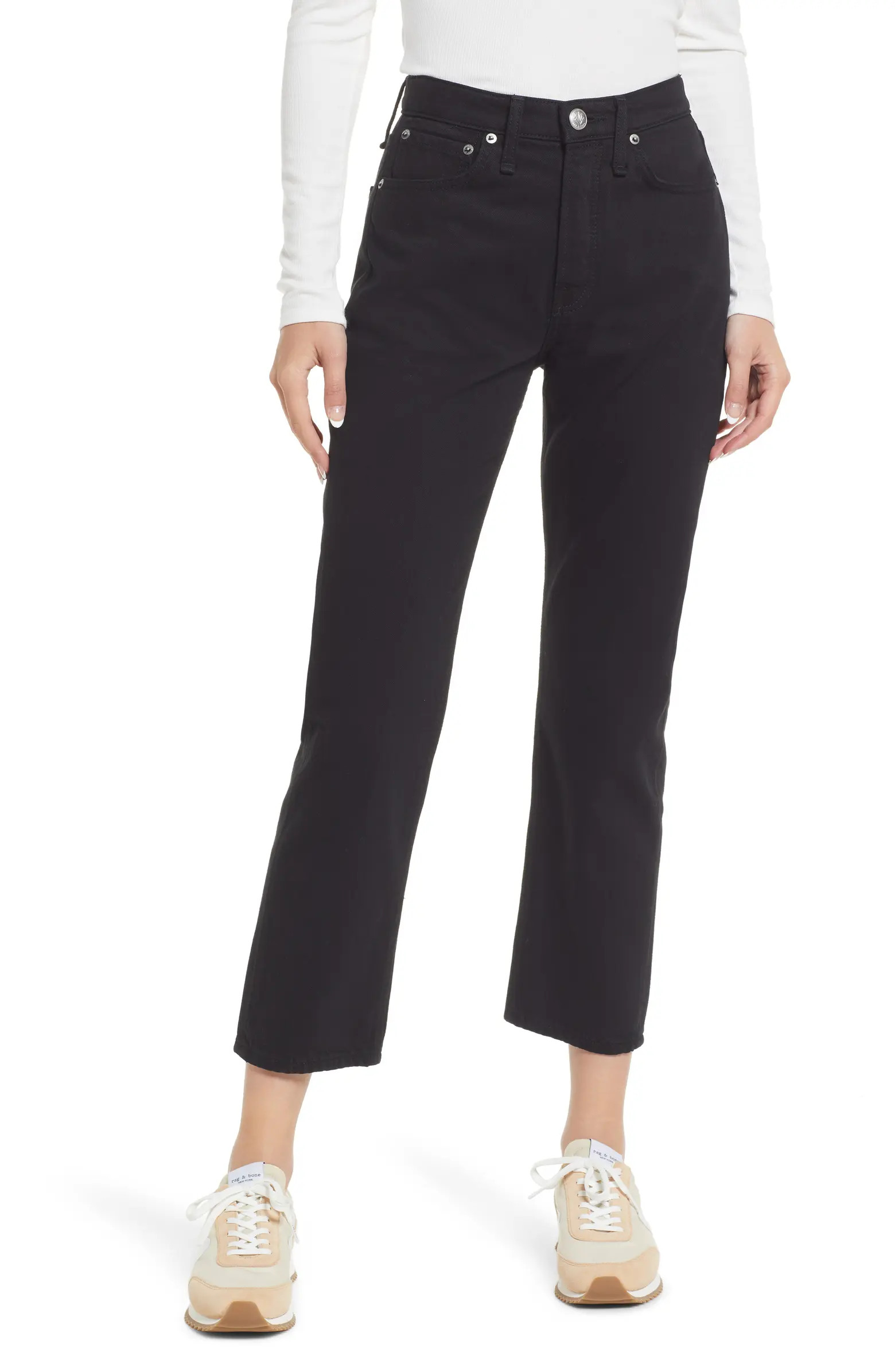 Women's Maya High Waist Ankle Slim Straight Leg Jeans | Nordstrom