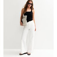 Women's White Adalae Wide Leg Jeans New Look | New Look (UK)