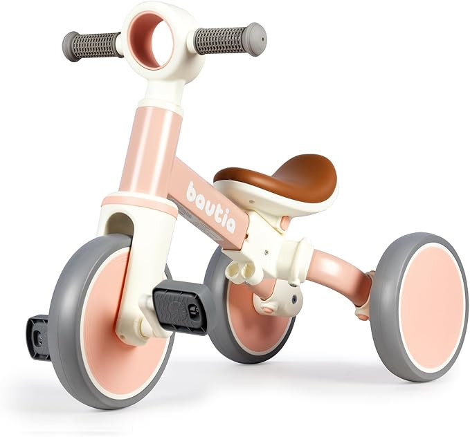 Tricycle for Toddlers 1-3, 4 in 1 Baby Balance Bike 1 2 Year Old Boy Girl Gift, Kids Bicycle Toy ... | Amazon (US)