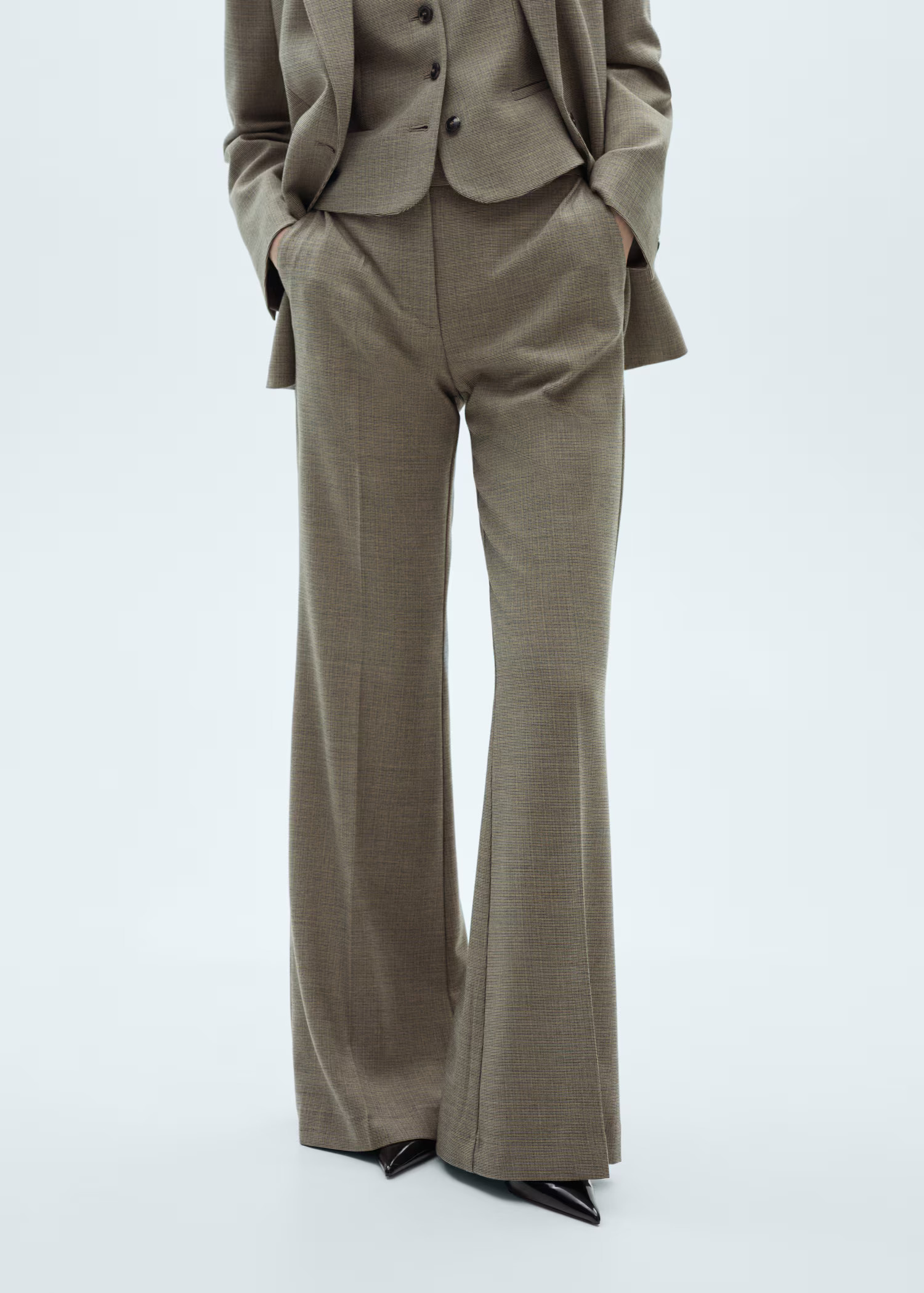 Flared suit trousers - Women | MANGO USA | Mango (US/MX/AU)