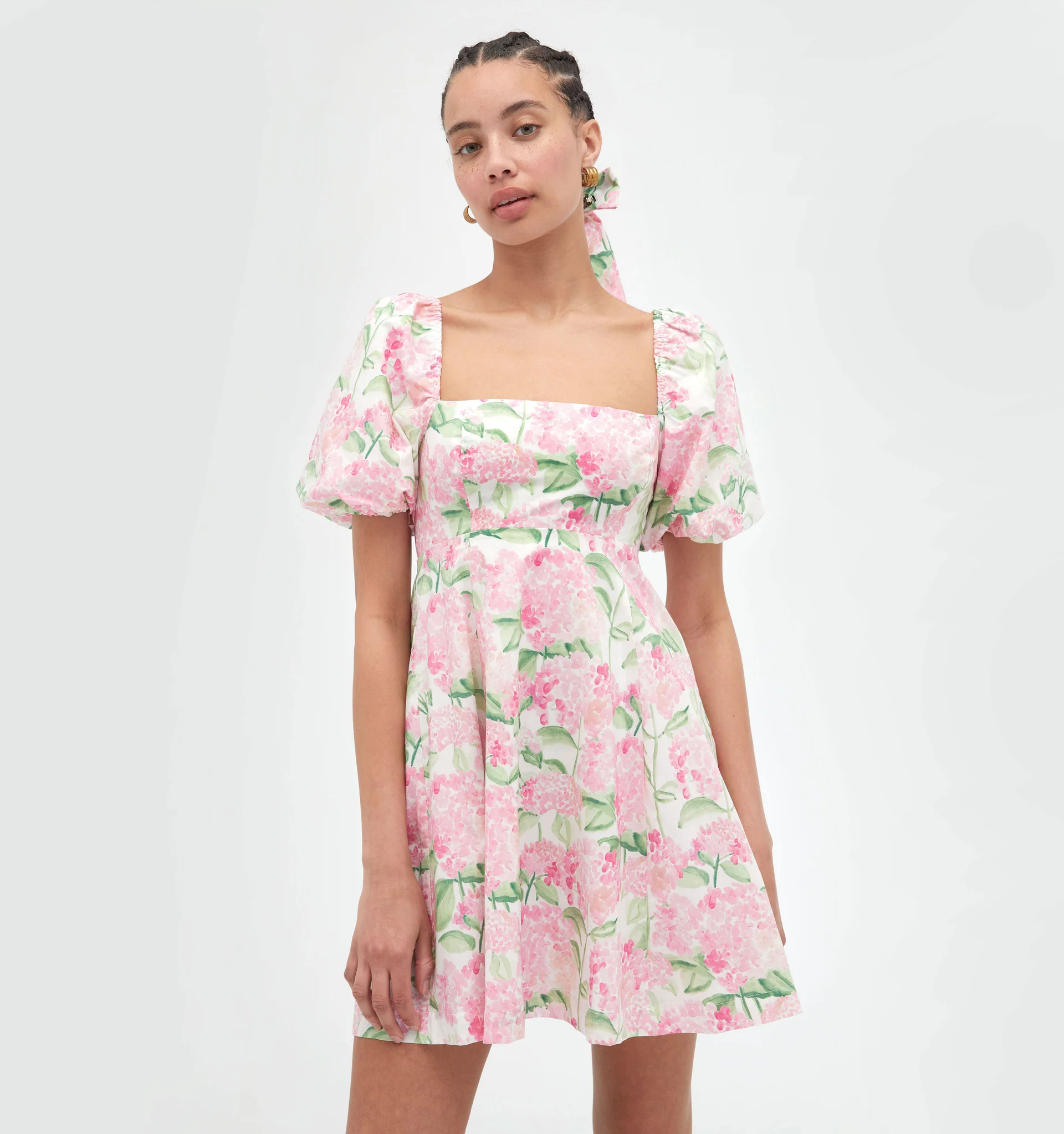 The Matilda Mini Dress - Pink Hydrangea | Hill House Home US