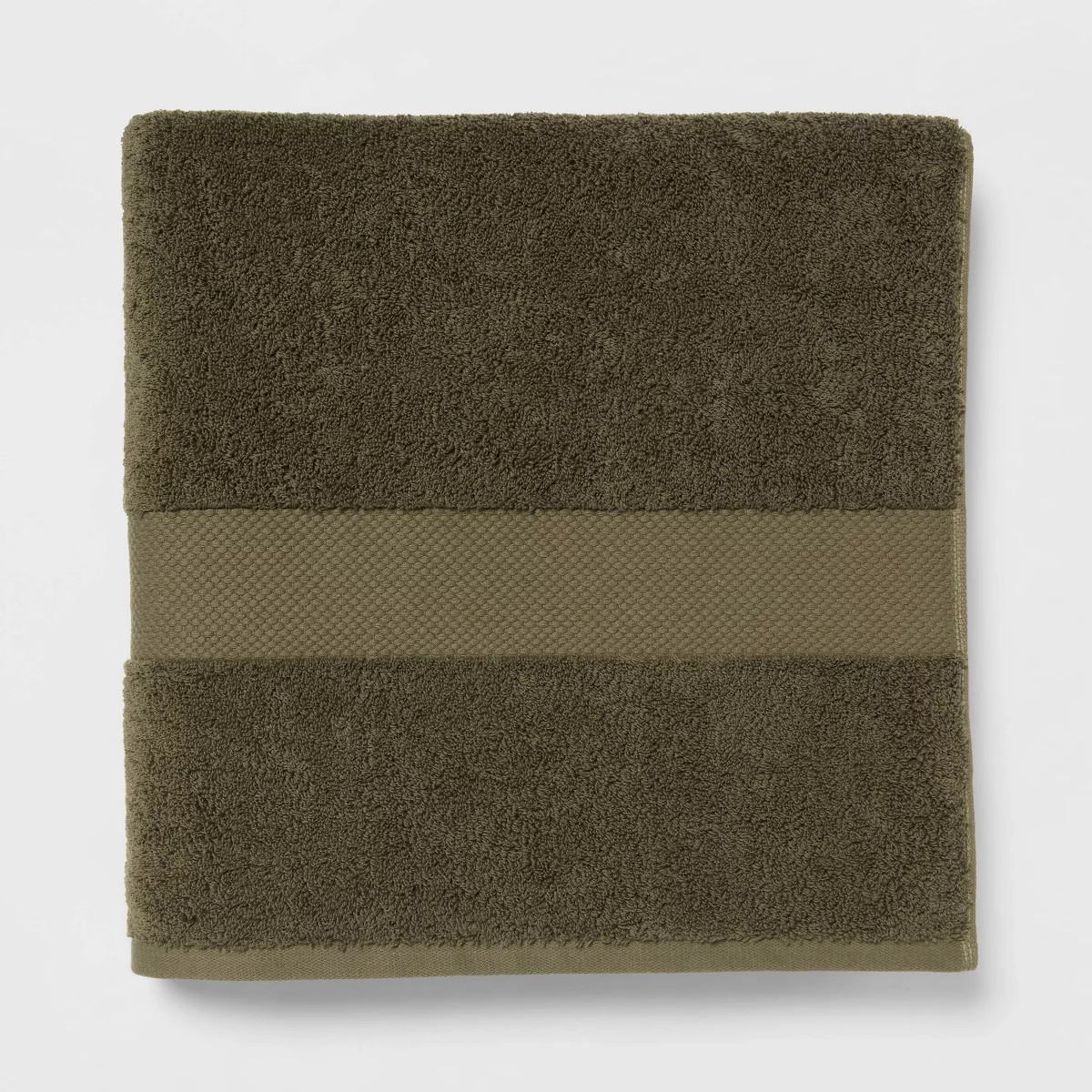 Performance Plus Oversized Bath Towel Dark Green - Threshold\u2122: 100% Cotton, Fade-Resistant, ... | Target