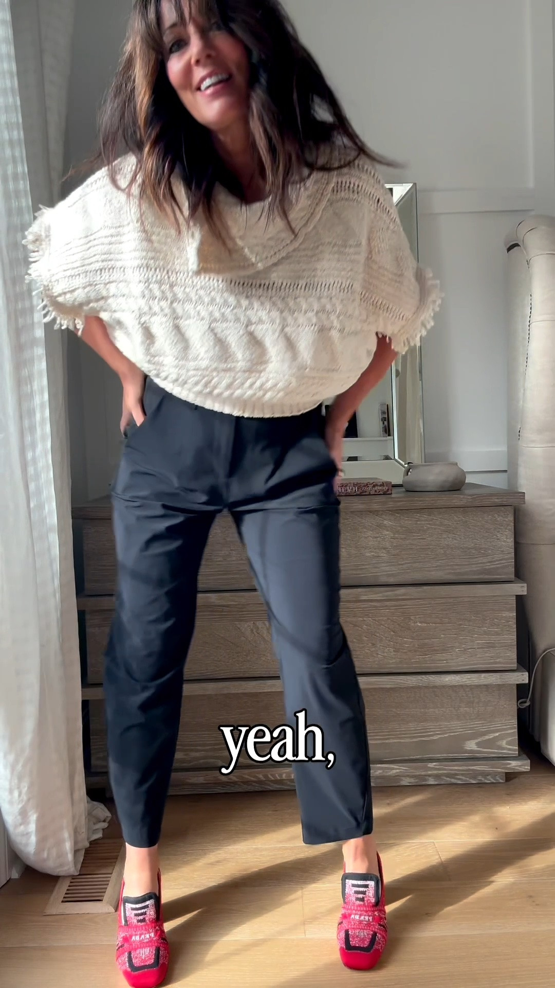 Use code rosehayes15 for a discount. Not too tapered pants @Ruti  similar to the viral pair we all love but slightly less full and tapers at the bottom a little more. Perfect for work or travel. Doesn’t wrinkle and packs great ❤️ my anthro fall cotton sweater is 20%off if you have the app!

#LTKOver40 #LTKSaleAlert #LTKTravel