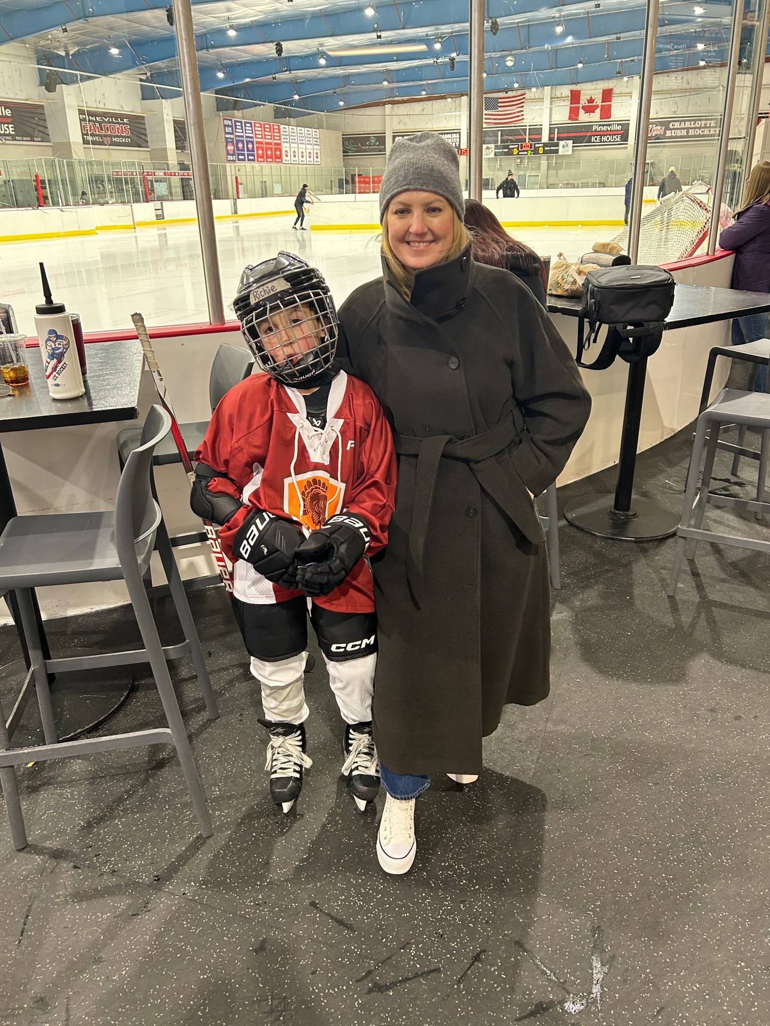 The hockey rink is basically a freezer, so when I say this high-neck coat is warm… I mean it. ❄️✨ The high collar means I don’t even need a scarf (though you totally can), and the belted waist gives it that chic, put-together look even when I’m chasing my son around the rink. Paired it with the softest cashmere hat — truly the coziest winter combo. Linking everything because these pieces are 10/10 for cold-weather moms who still want to feel stylish. 🤍🧊

⸻
high neck coat, winter coat outfit, belted coat winter, trendy winter coats 2025, warm coats for moms, cold weather outfit, hockey mom outfit, rink outfit ideas, cozy winter style, cashmere winter hat, neutral winter outfit, chic winter outerwear, fall winter fashion, elevated mom style, coat with high collar, stylish cold weather looks, classy winter coats, bestselling coats 2025

⸻

#WinterCoatStyle #HighNeckCoat #BeltedCoat #WinterOutfitIdeas #StylishOuterwear #HockeyMomLife #ColdWeatherStyle #LTKWinterFashion #LTKStyle #LTKFinds #CozyMomStyle #NeutralOutfits #CashmereHat #WinterBasics #ChicOuterwear #LTKHolidayStyle #TrendingCoats #MomStyleInspo #LTKColdWeather


#LTKCyberWeek #LTKmomlife #LTKootd