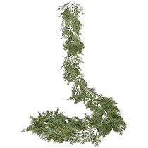 DearHouse 6Ft Christmas Garland Pine Cypress Artificial Greenery Garland for Holiday Season Mante... | Amazon (US)