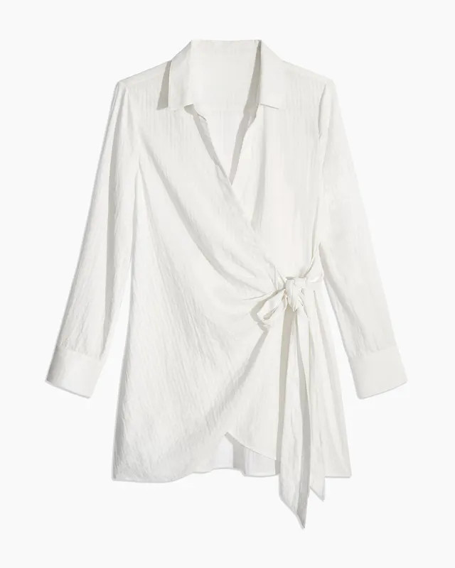 Onia Oversized Shirt Wrap - White - S | Verishop