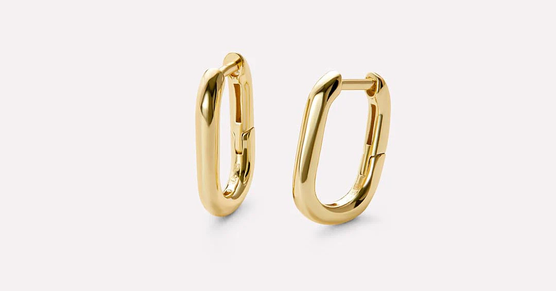 Gold Hoop Earrings - Rox Mini | Ana Luisa