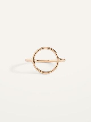 Gold-Toned Circle Ring For Women | Old Navy (US)