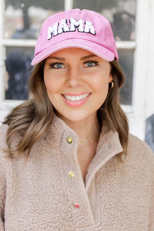 Mama Pink Baseball Cap | Pink Lily
