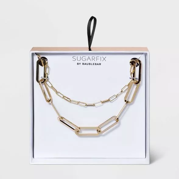 Sugarfix By Baublebar Link Chain Statement Necklace - Gold : Target