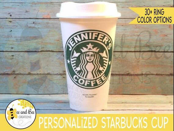 Personalized Starbucks Cup / Reusuable Starbucks Cup / Personalized Travel Coffee Mug / Travel Mu... | Etsy (US)