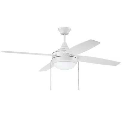 52'' Kirkpatrick 5 - Blade Standard Ceiling Fan with Pull Chain and Light Kit Included | Wayfair North America