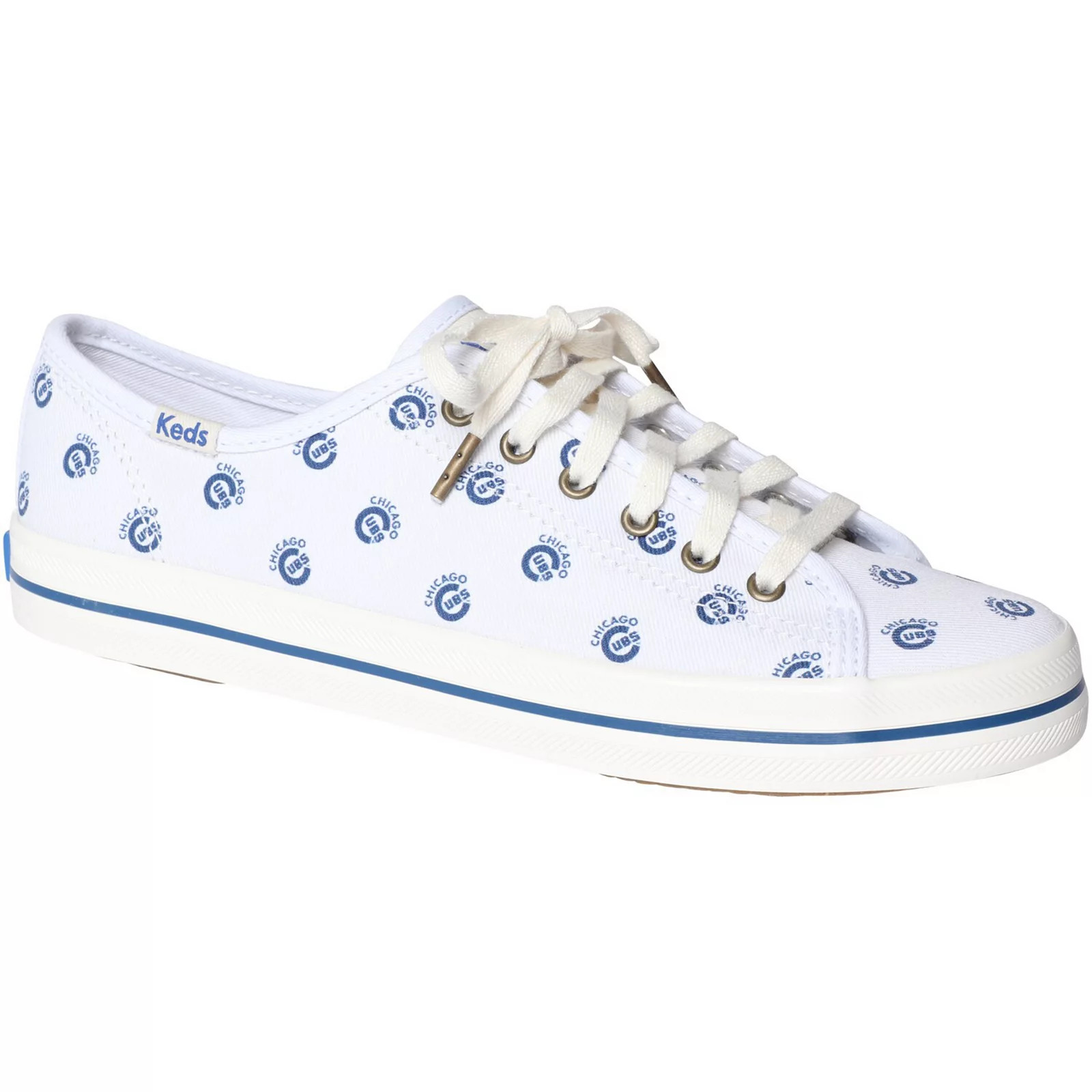 Women's Keds White Chicago Cubs Kickstart Repeat Logo Sneakers, Size: 6.5 | Kohl's