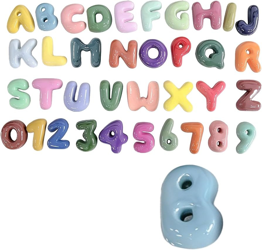4 Inch Gypsum Letter or Number for Wall Decor, Single Alphabet or Digit for Home Decor Party Deco... | Amazon (US)