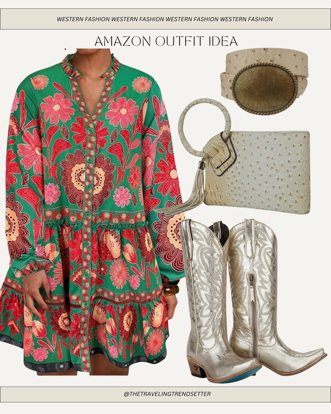 Amazon fashion, cowgirl, boots, purse, belt, spring fashion, travel, dress, workwear, business, casual tire, spring dress, baby shower, Nashville, church brunch, summer travel ￼

#LTKTravel #LTKootd #LTKWorkwear