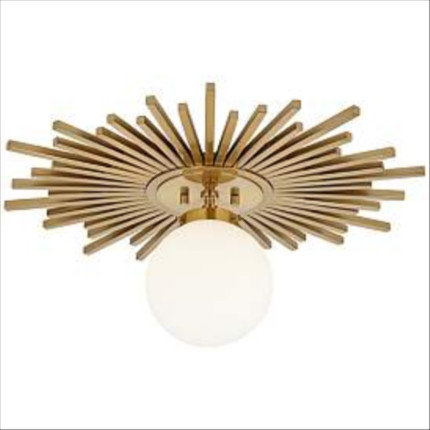 Click for more info about Possini Euro Hazel 24" Wide Warm Antique Brass Ceiling Light | www.lampsplus.com