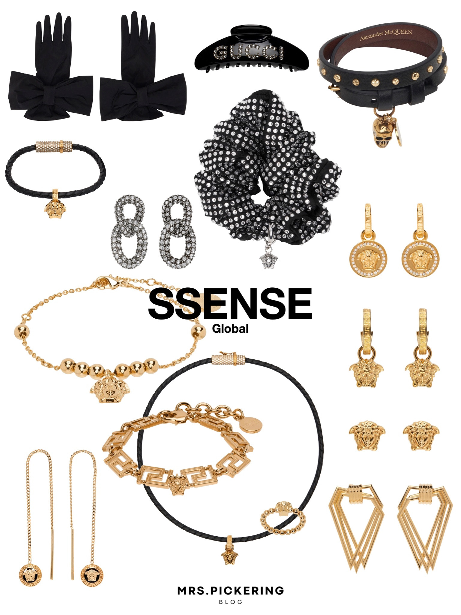 Black & Gold 
#ssense #센스 #accessories #악세서리
Global shipping 글로벌 배송 🚚

#LTKGiftGuide #LTKstyletip #LTKFind