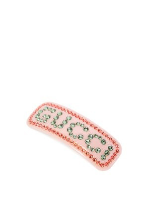 Crystal-logo resin hair slide | Matches (US)