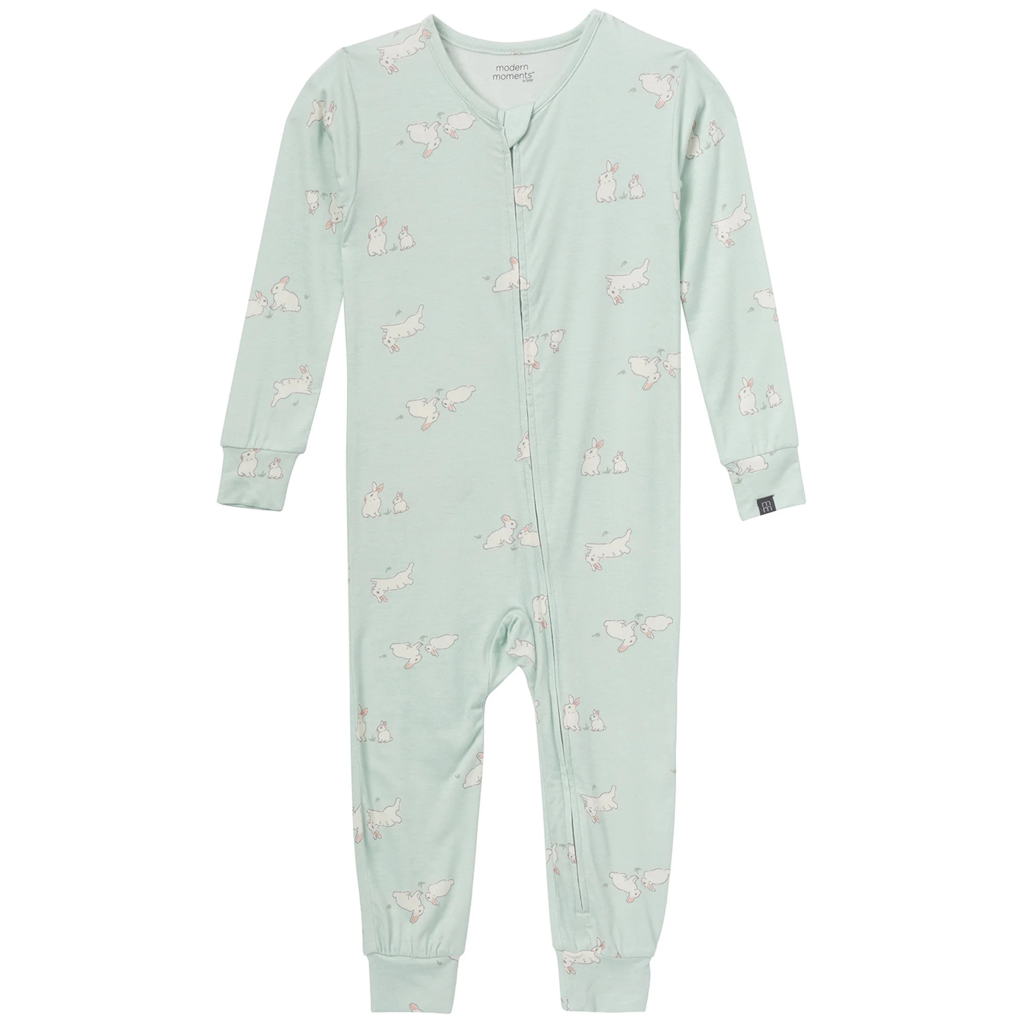 Modern Moments by Gerber Baby & Toddler Neutral Super Soft Easter One-Piece Pajama, Sizes 0/3 Mon... | Walmart (US)