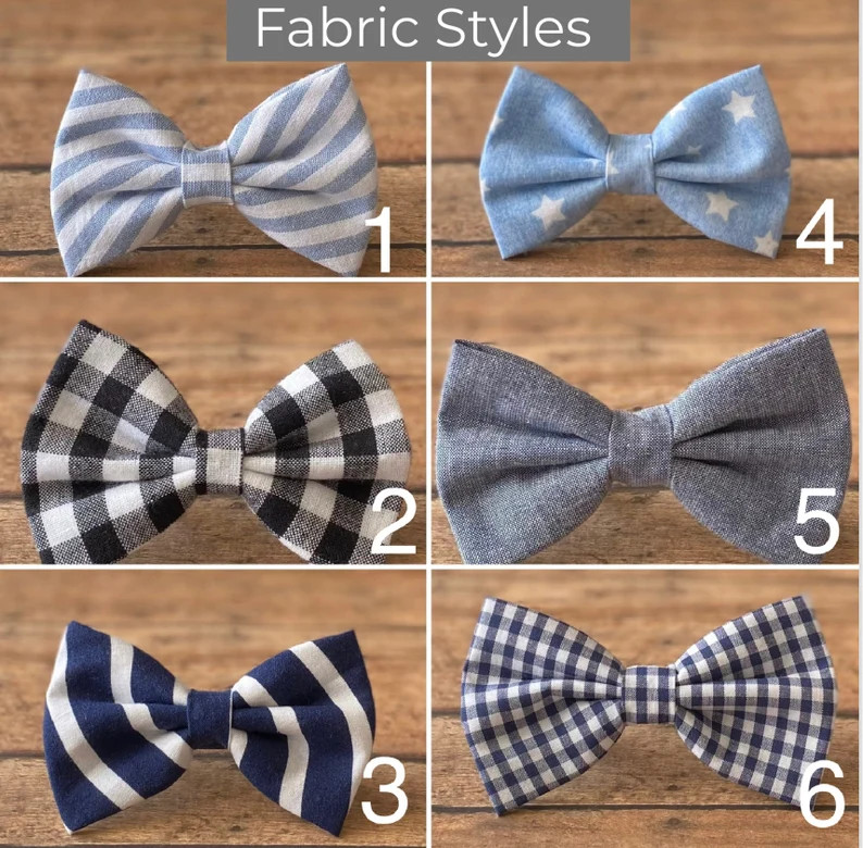 Dog Bow Ties Stripes Dog Bow Ties Plaid Dog Bow Ties Dog | Etsy | Etsy (US)