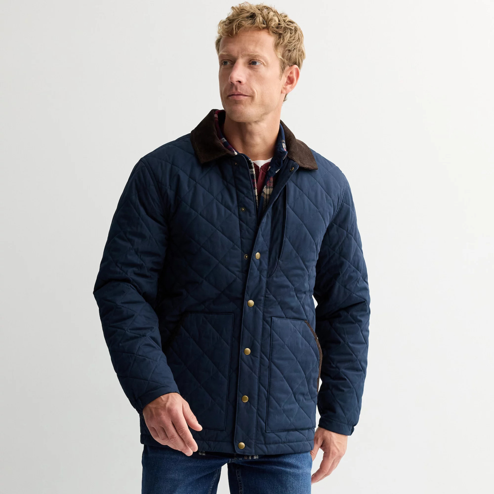 Men's Sonoma Goods For Life® Quilted Barn Jacket | Kohl's