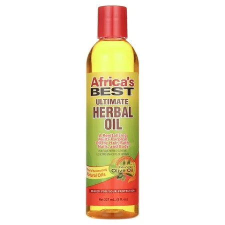 Africa s Best Ultimate Herbal Oil for Hair Bath Nails and Body 8 fl oz 8 oz. Dry Skin | Walmart (US)