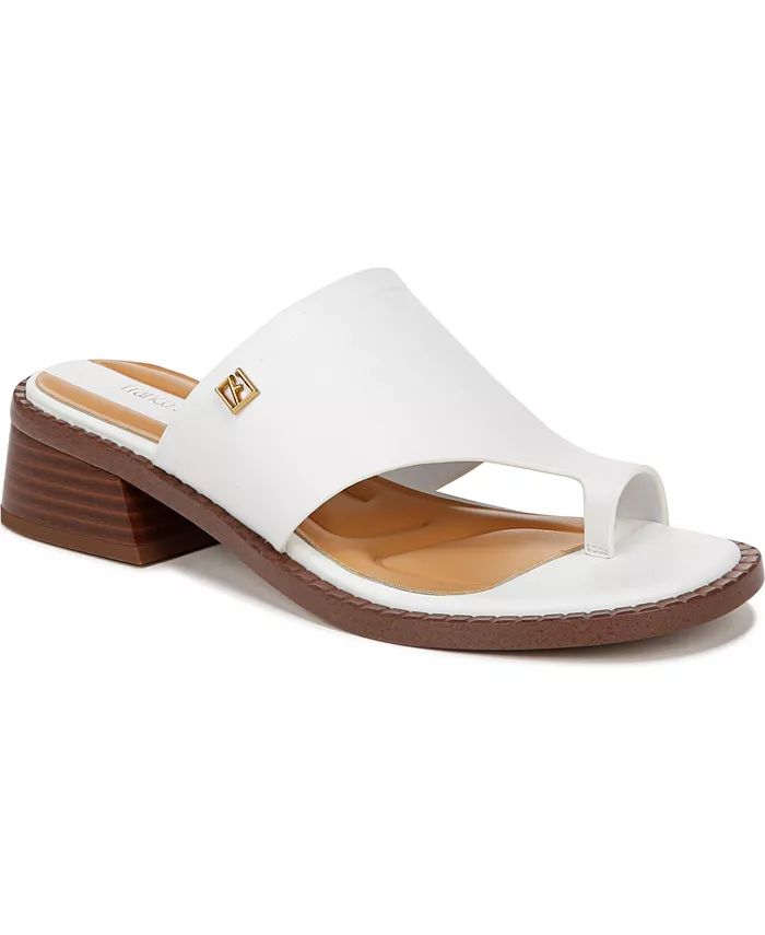 Franco Sarto Women's Sia Toe Loop Block Heel Slide Dress Sandals - Macy's | Macy's