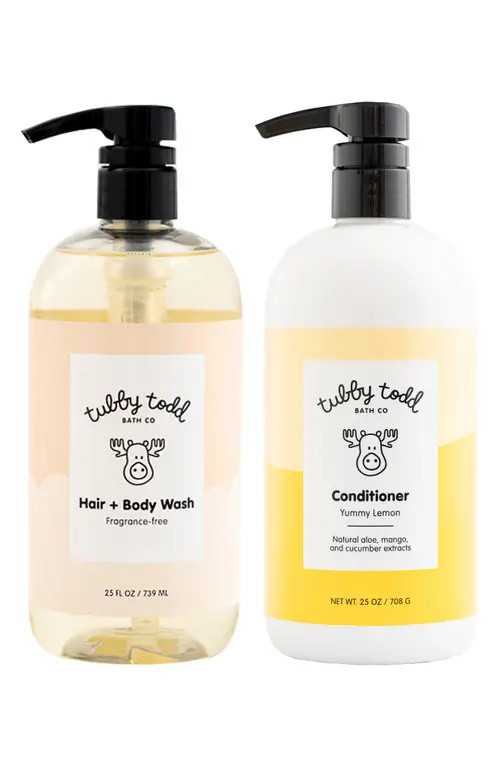 Tubby Todd Bath Co. The Tubby Hair Duo in Fragrance Free/lemon at Nordstrom | Nordstrom