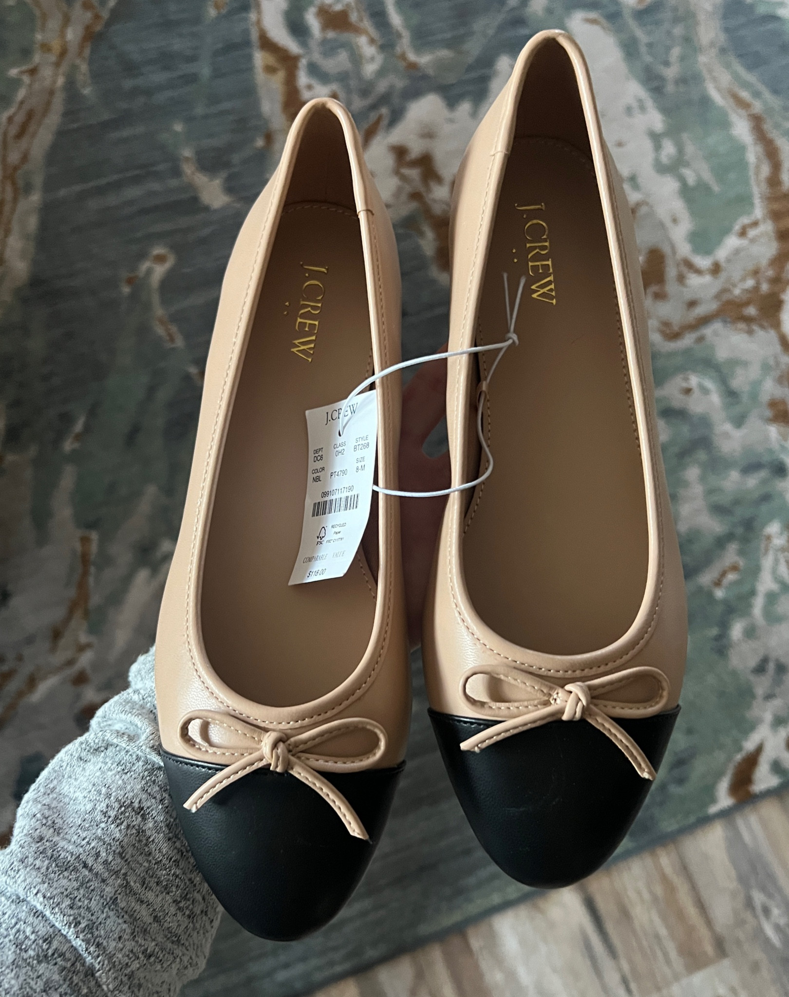 Wearing these cap toe ballet flats on repeat! 🔁 

#LTKfindsunder100 #LTKshoecrush