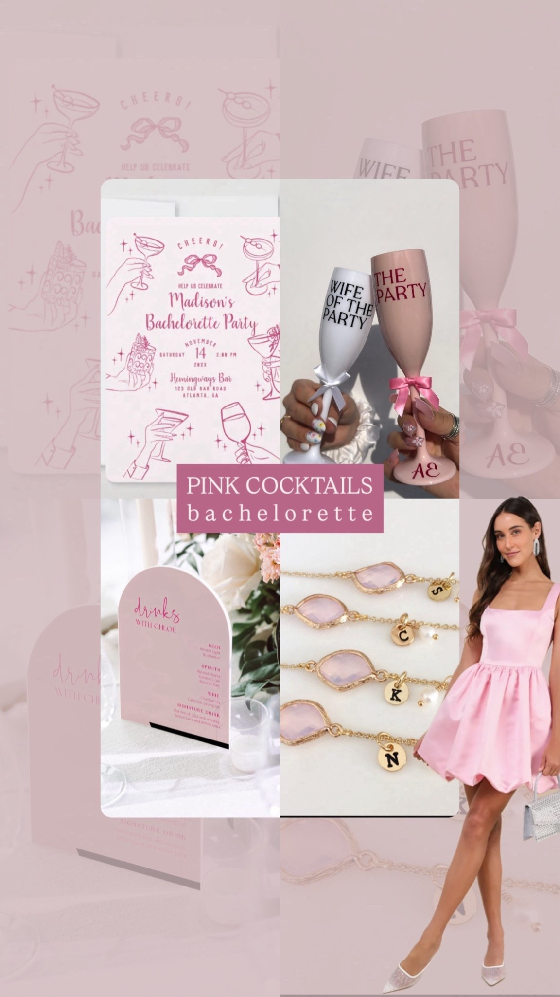 Pink Cocktails Bachelorette Party 

#LTKWedding