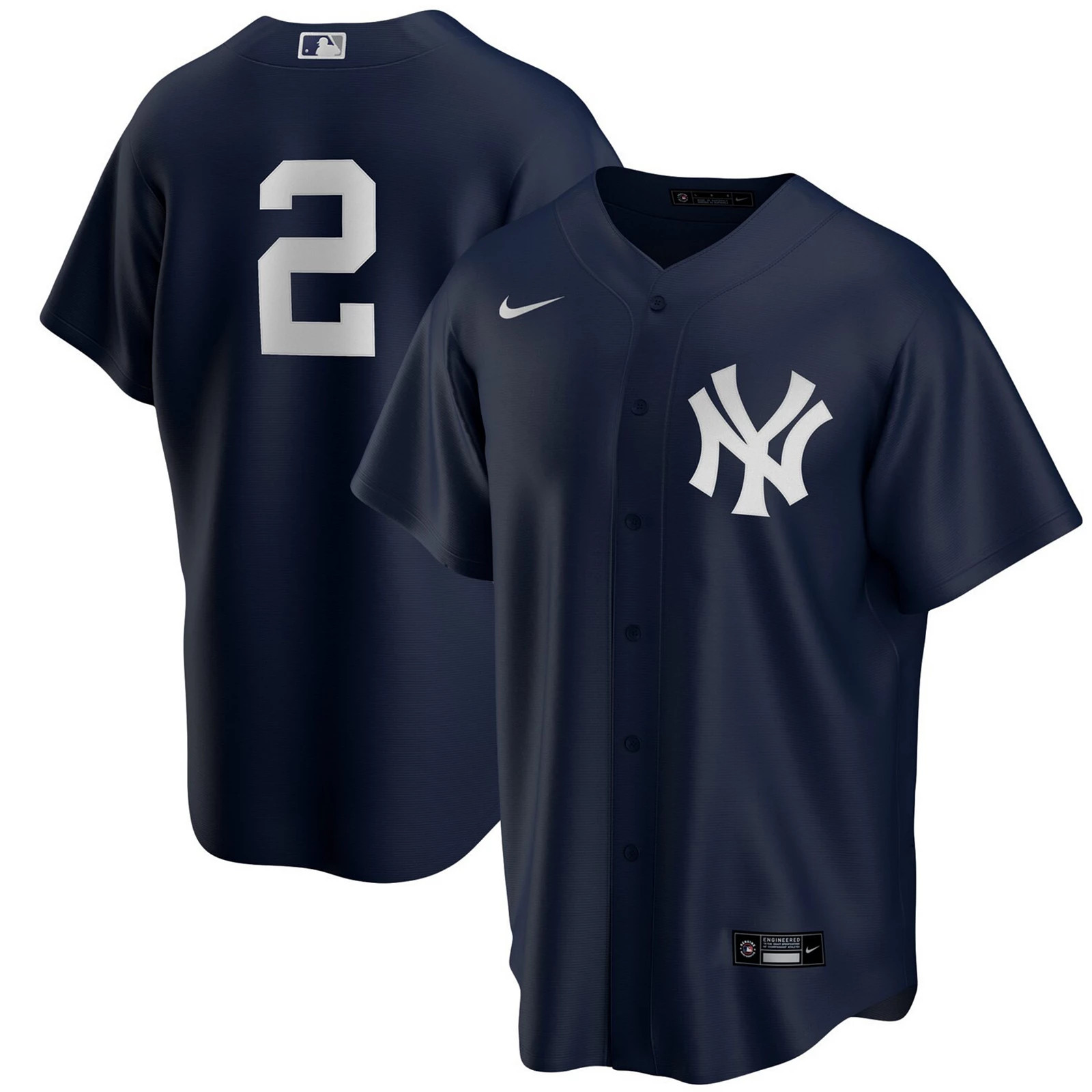 Men's Nike Derek Jeter Navy New York Yankees Alternate Replica Player Jersey, Size: 3XL, YNK Blue | Kohl's