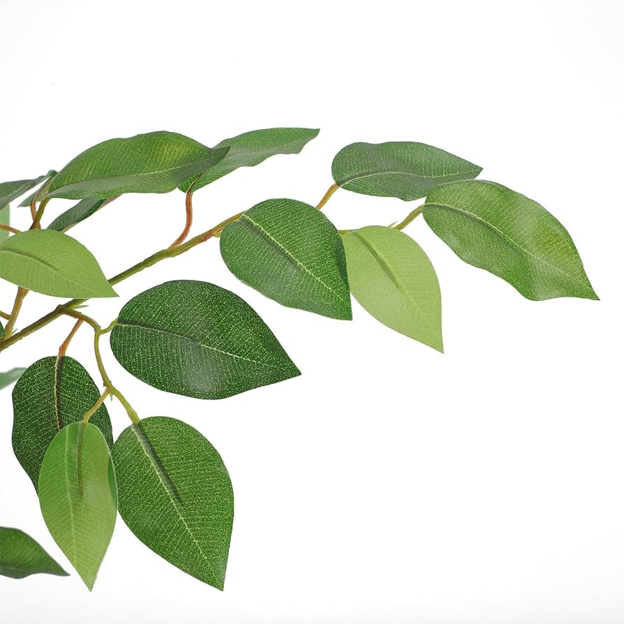 Tall UV Resistant Ficus Tree Artificial，7ft(84in) Realistic Texture Potted Faux Ficus Tree， F... | Amazon (US)