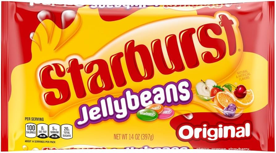 STARBURST Original Easter Jelly Beans Chewy Candy, 14 oz Bag | Amazon (US)