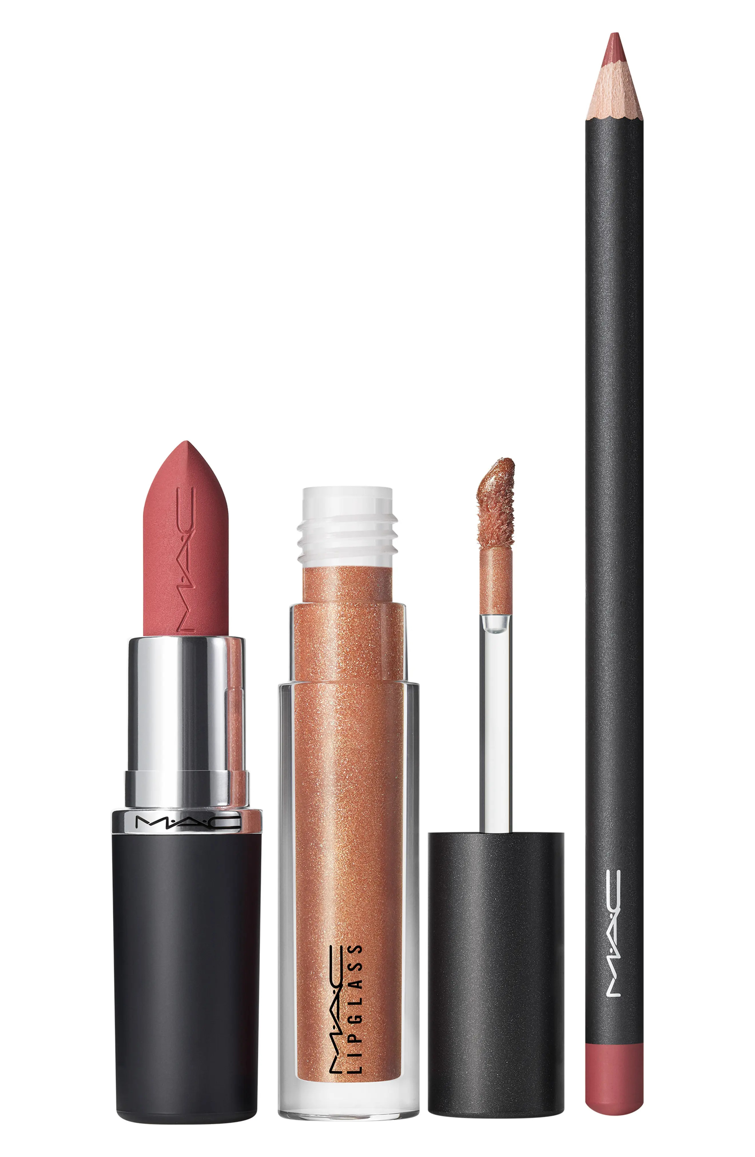 MAC Cosmetics Spring For Teddy Lip Trio in Velvet Teddy/Oh Baby at Nordstrom Rack | Nordstrom Rack
