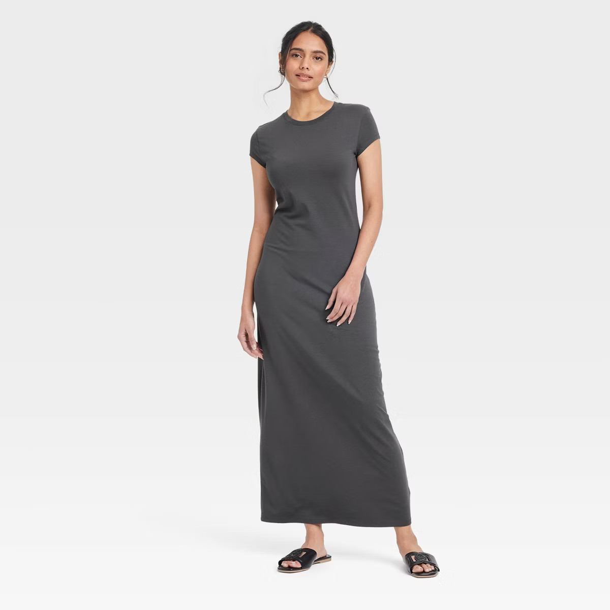 Women's Short Sleeve Knit Maxi Dress - A New Day™ | Target