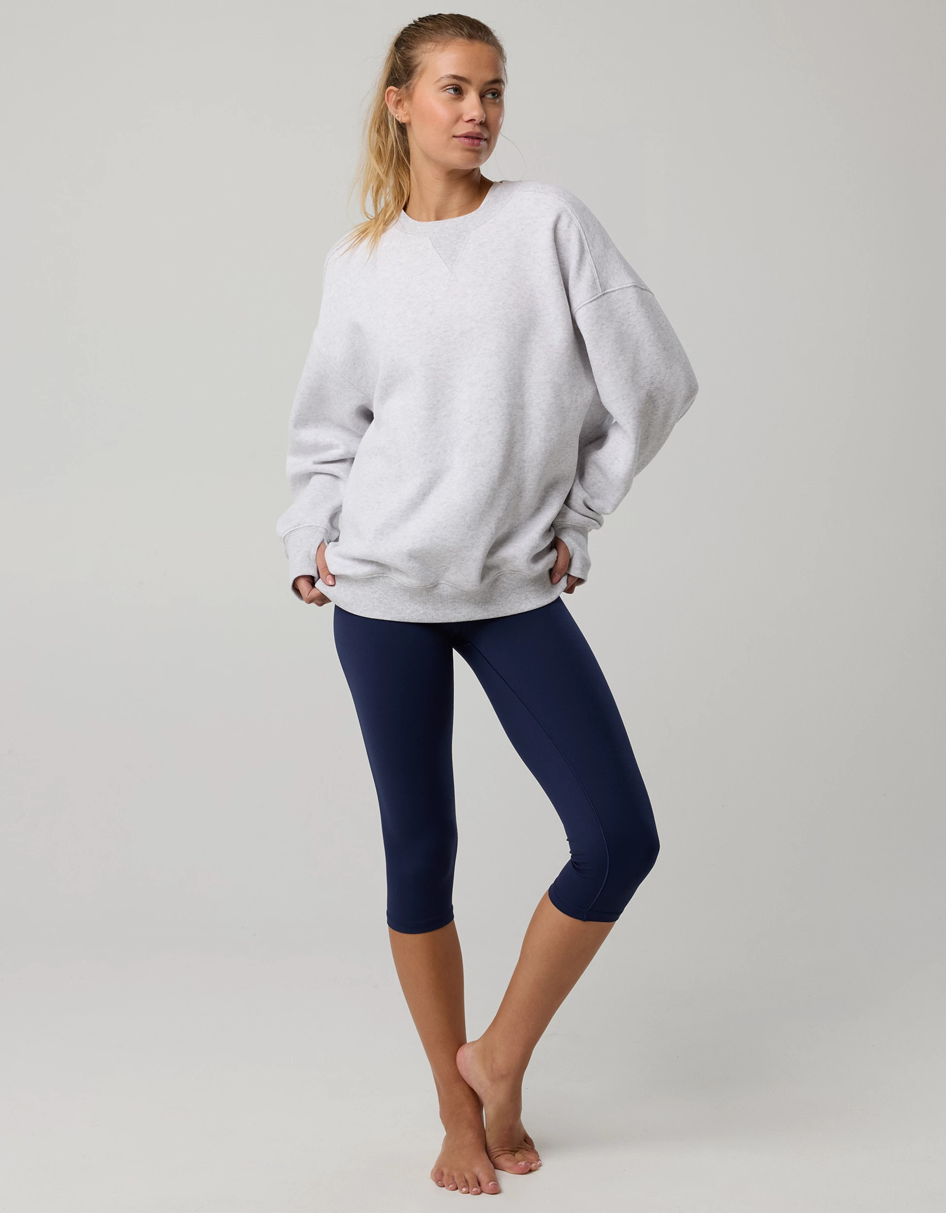 OFFLINE By Aerie Cloud Fleece Oversized Crewneck Sweatshirt | Aerie
