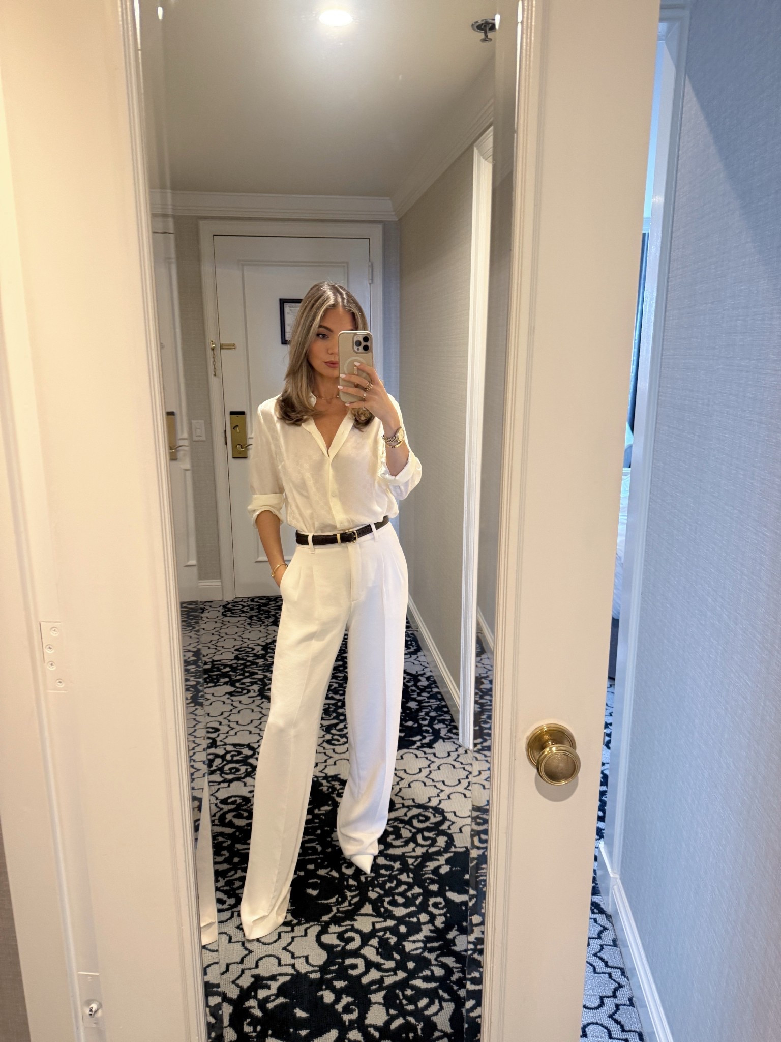 Elevated monochrome look 🤍

#LTKgrwm #LTKootd #LTKWorkwear