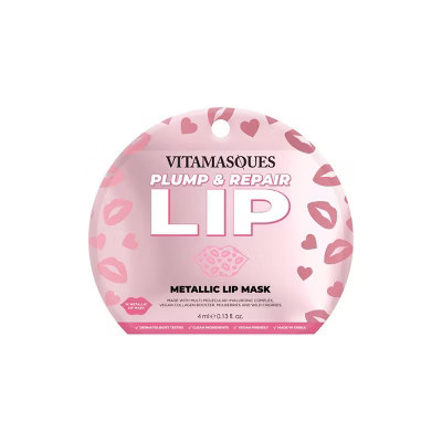 Vitamasques Lip Mask and Repair - Plump - 0.13 fl oz: Paraben-Free, Vegan, Mixed Berry & Cherry Flavors | Target