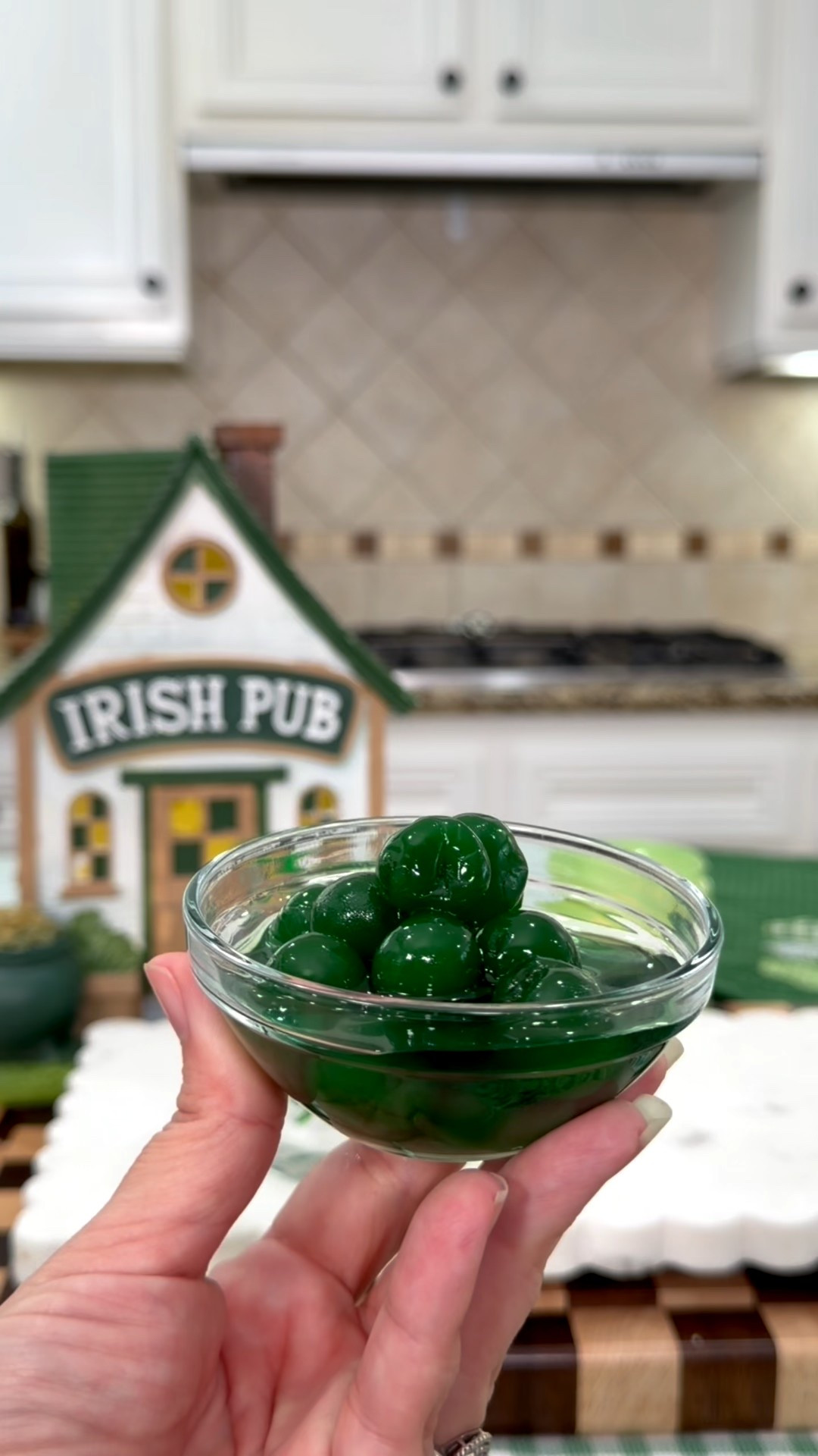 St. Patty Shirley Temple! Yes please!! How fun is this drink! Green maraschino cherris!! 💚 

#LTKdayinmylife #LTKSeasonal #LTKfoodie