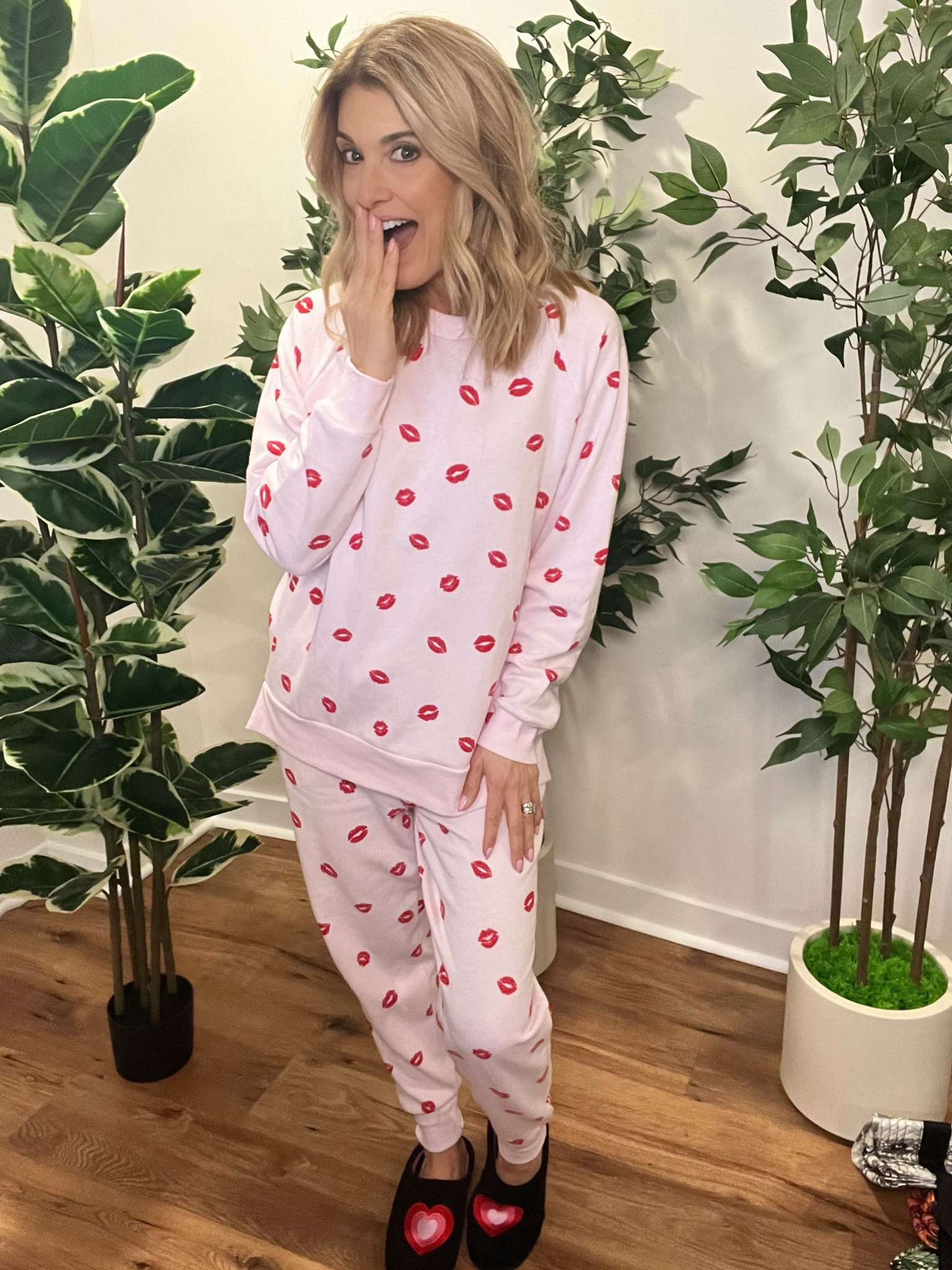 Sealed with a 💋! Meme every lounging moment pop with the cutest & softest set ever. 

#LTKWatchNow #LTKStyleTip #LTKOver40