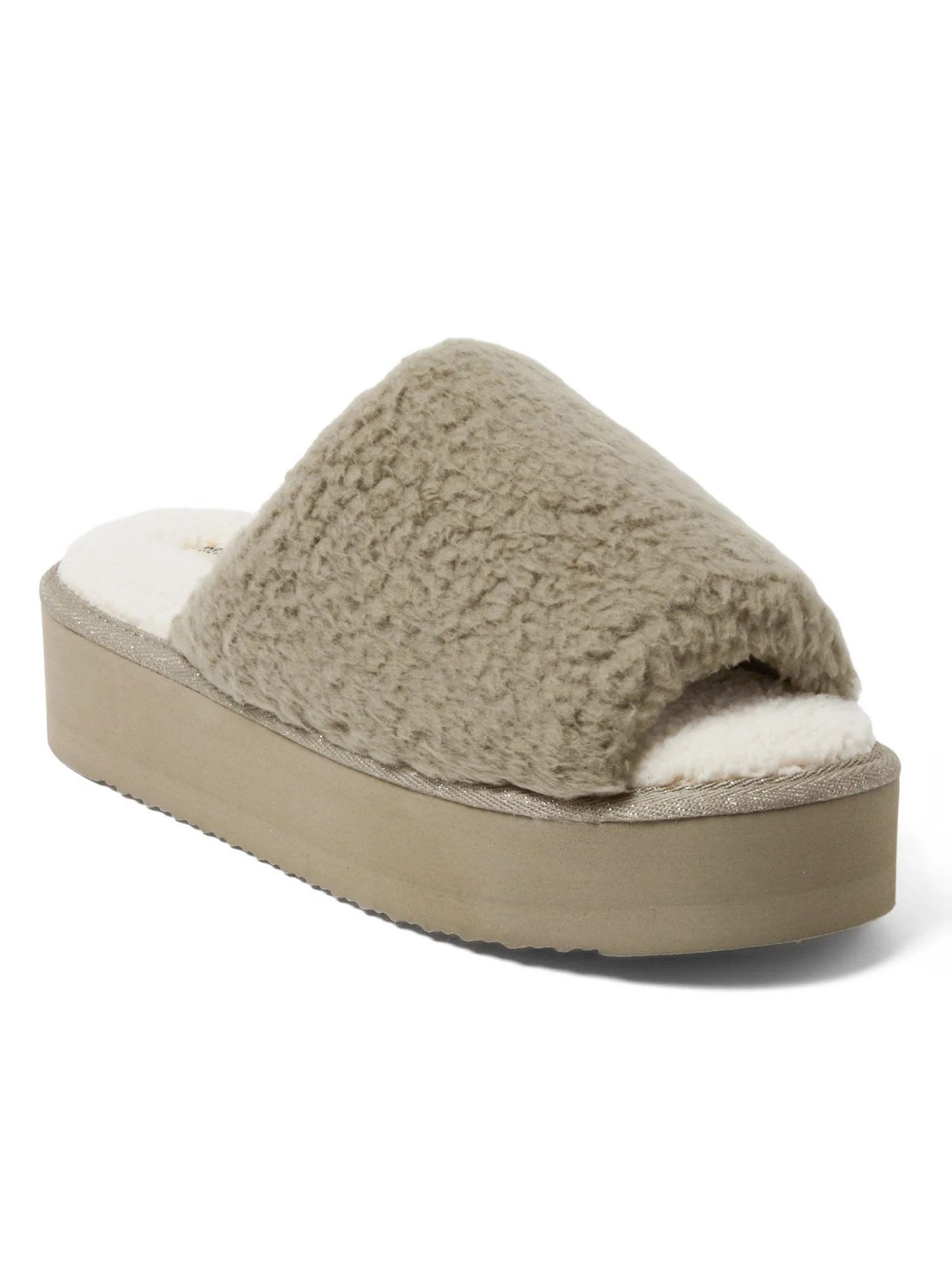Dearfoams Cozy Comfort Women's Platform Terry Slide Slipper | Walmart (US)