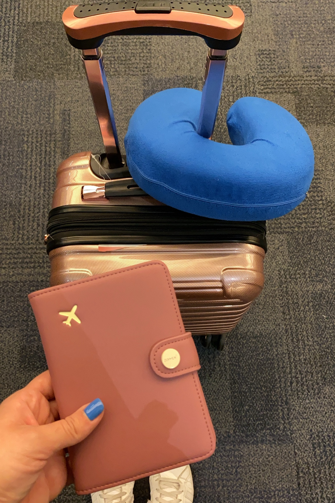 Travel ready with my passport cover and rose gold carryon 

#LTKHoliday #LTKTravel #LTKGiftGuide