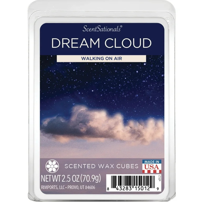Dream Cloud Scented Wax Melts, Scentsationals, 2.5 oz (1-Pack) - Walmart.com | Walmart (US)