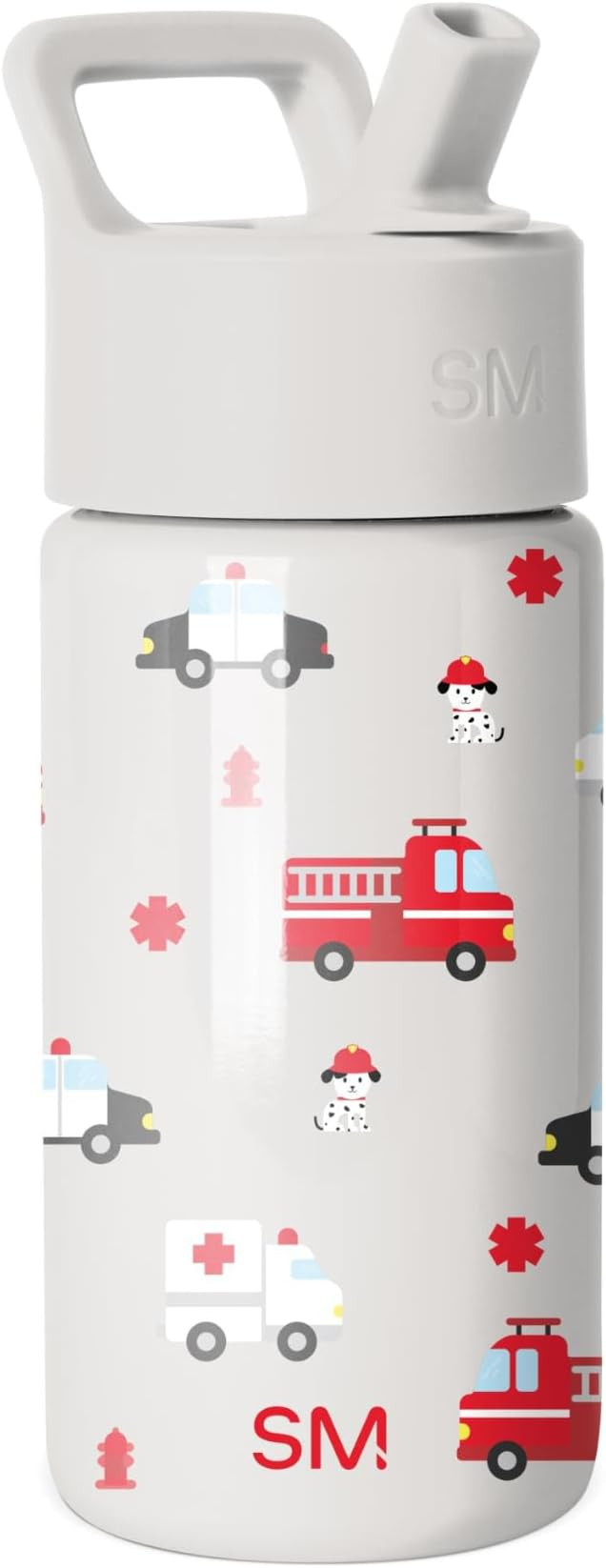 Simple Modern Kids Water Bottle & Toddler Cup | 14oz | Fire Truck | Insulated Stainless Steel Tod... | Amazon (US)
