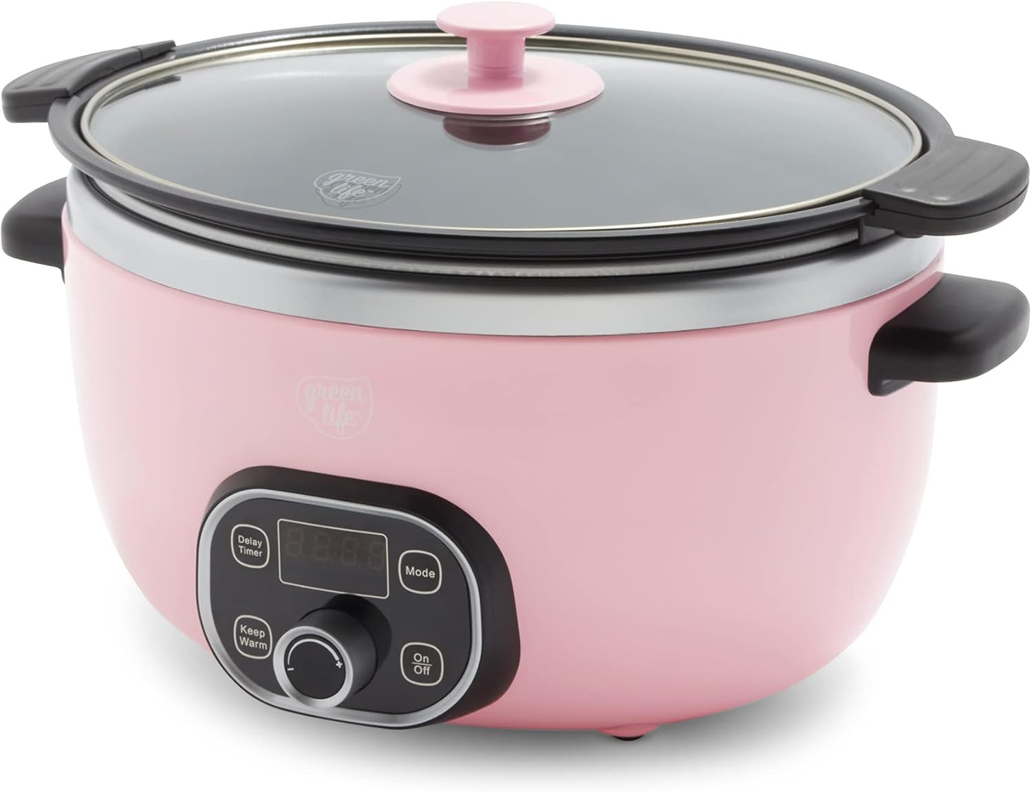 GreenLife Cook Duo Healthy Ceramic Nonstick 6QT Slow Cooker, PFAS-Free, Digital Timer, Dishwasher... | Amazon (US)