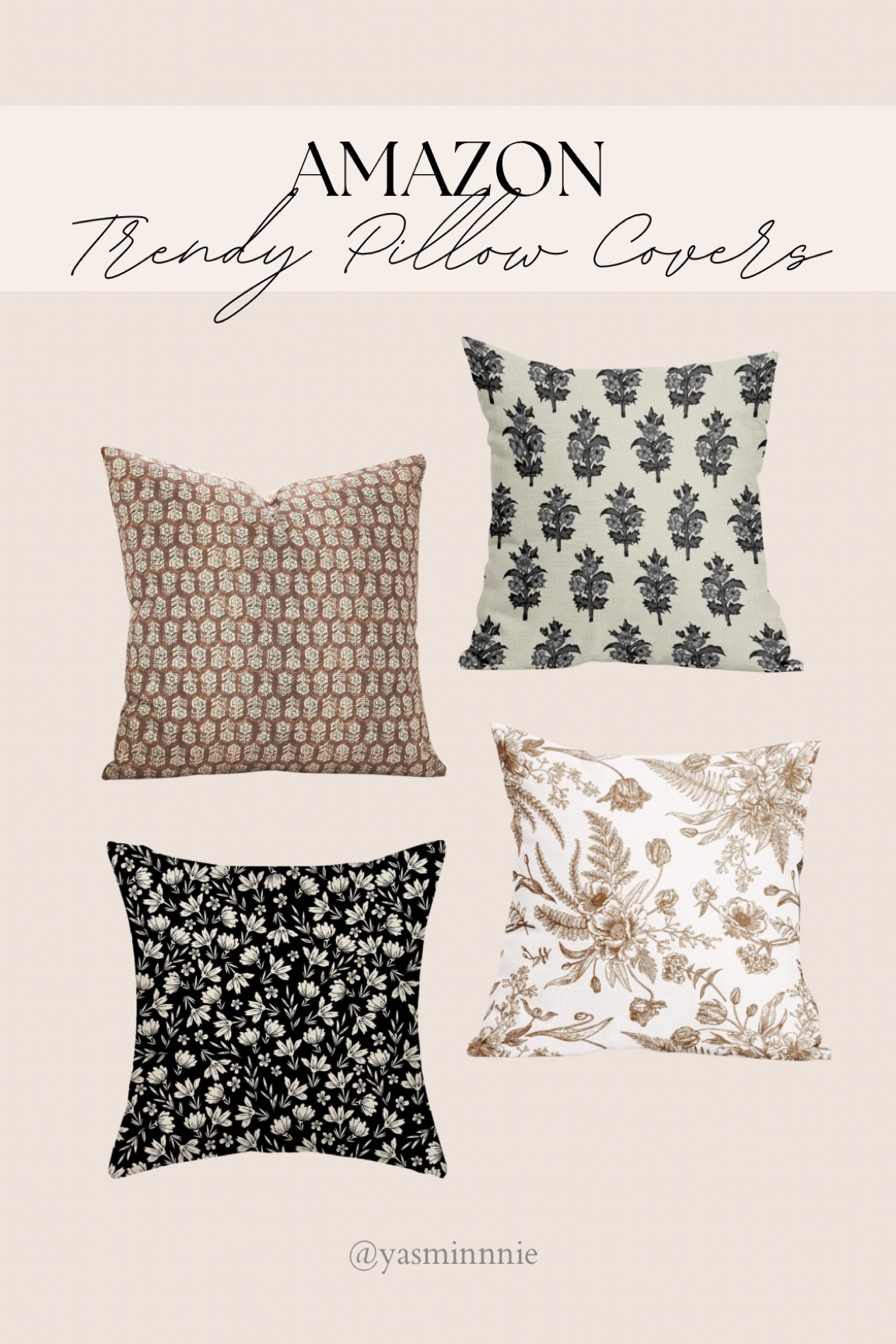 Amazon pillow covers 

Trendy, affordable, pillow covers, budget, home, decor, decoration, inspo, pattern block, McGee, knock off, Amazon, shop, minimalist, organic, modern, vintage 

#LTKHome #LTKSaleAlert #LTKFindsUnder50